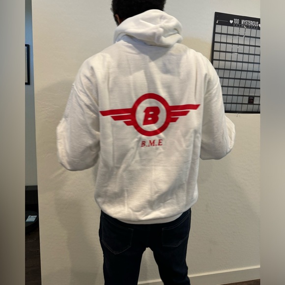 A Unisex Hoodie That represents Being yourself. Read as “Just Being Me” - Picture 4 of 4